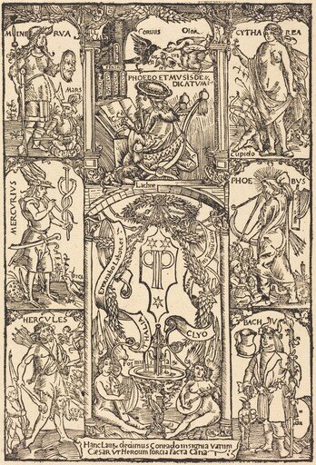 Celtes Surrounded by Greek and Roman Gods