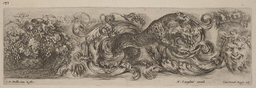 Ornamental Frieze with Leopard