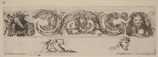 Ornamental Frieze with Eagle and Lion Engarlanded by Children