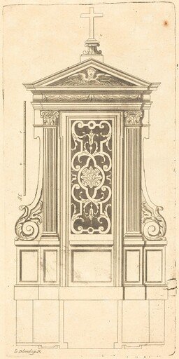 Plan et elevation des plus beaux confessionnaux de Paris, tres fidelemant mesure