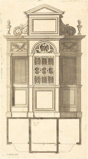 Plan et elevation des plus beaux confessionnaux de Paris, tres fidelemant mesure