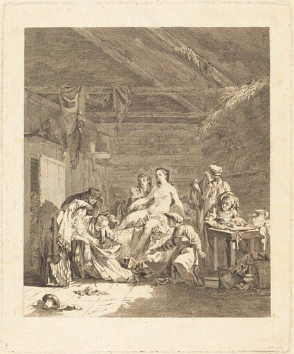 Le lever de la mariée russe (Custom of the Russians after the Marriage Ceremony and before the Wedding Feast)