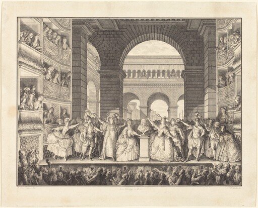 Couronnement de Voltaire (The Crowning of Voltaire)