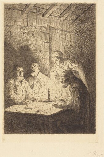 Supper of the Poor (Le souper chez misere)