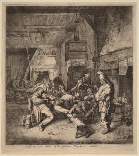 Violin Player Seated in a Tavern