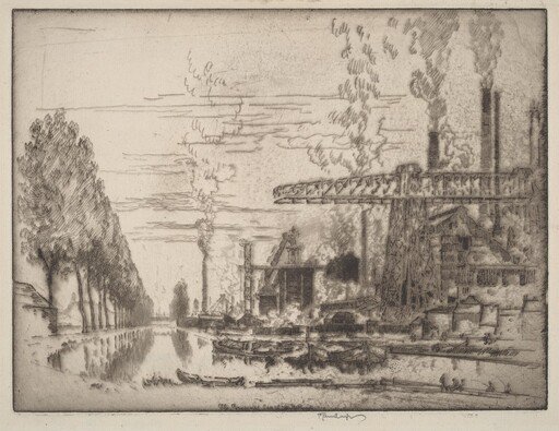 The Brussels Canal, A Modern Hobbema