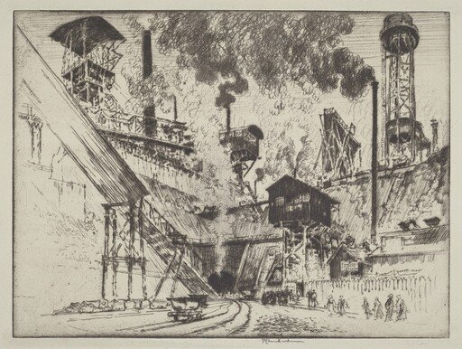 Mouth of the Mine, Ruhrort near Oberhausen