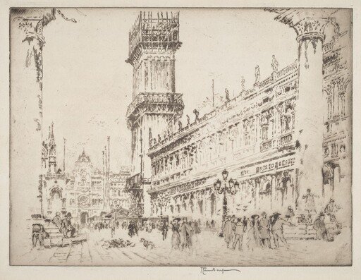 Rebuilding the Campanile, Venice, No.II