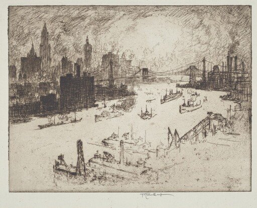 Sunset, from Williamsburg Bridge