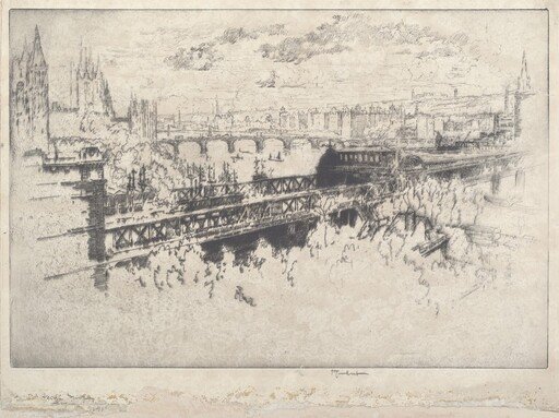 London over Charing Cross Bridge
