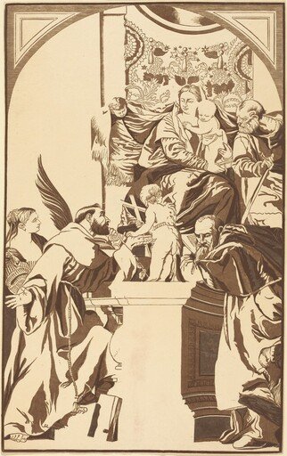Holy Family and Four Saints