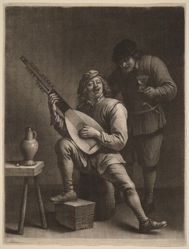 The Lute Player and the Drinker