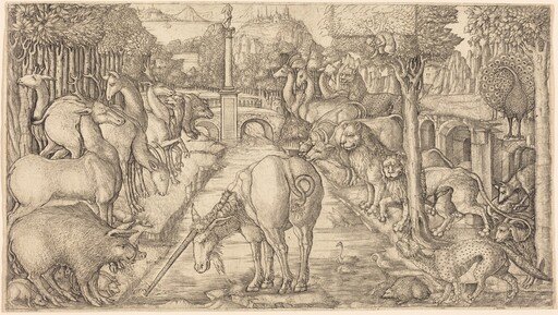 The Unicorn Purifies the Water with Its Horn