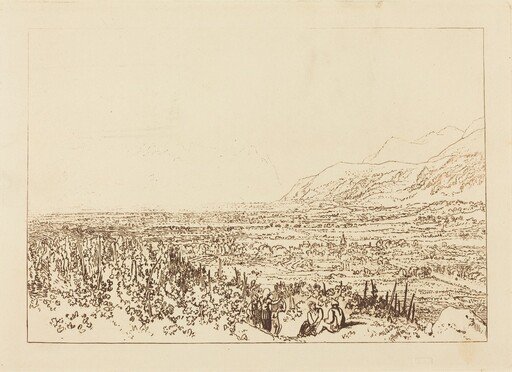 Chain of Alps from Grenoble to Chamberi