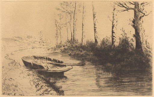 Canal Seen by Morning Light (Le canal: Effet du matin)