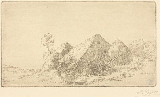 Cottage with a Cart (Chaumiere a la charette)