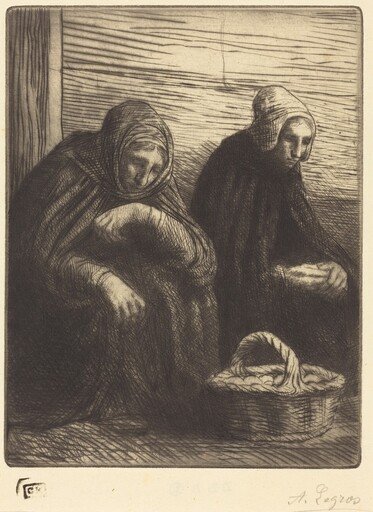Egg-sellers, 2nd plate (Les marchandes d'oeufs)