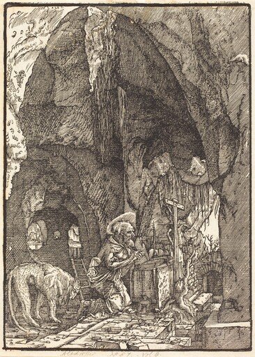 Saint Jerome in a Cave