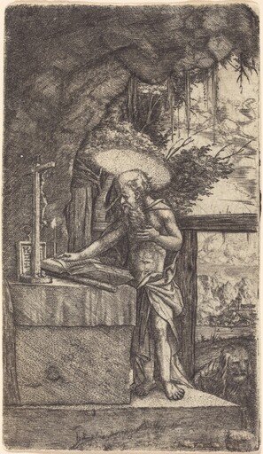 Saint Jerome Reading