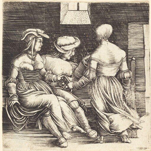 Young Man and Maids