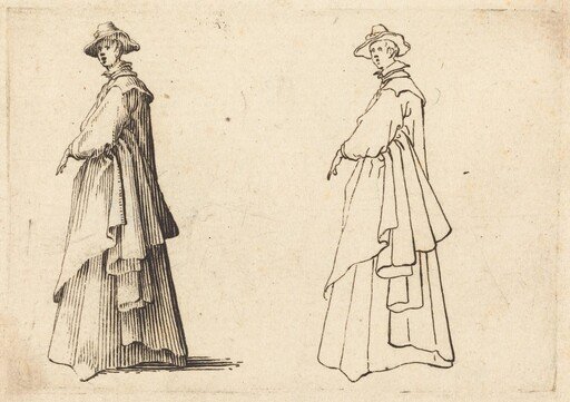 Lady in a Large Coat