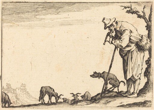 Shepherd Playing Flute