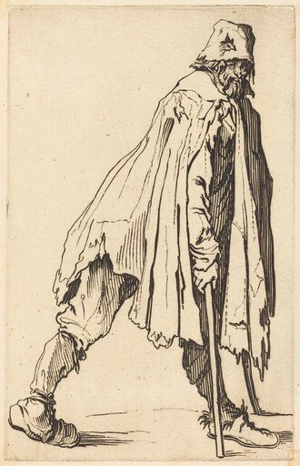 Beggar with Crutches and Cap