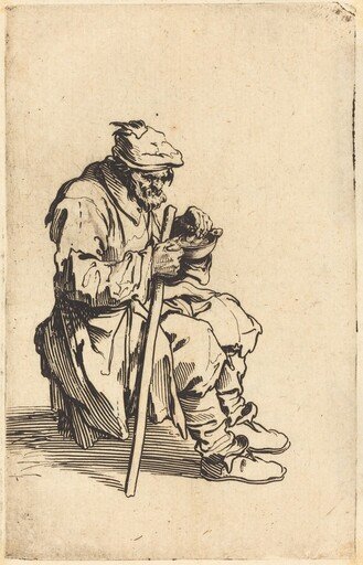 Beggar Eating