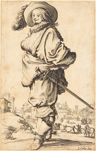 Noble Man with Fur Plastron