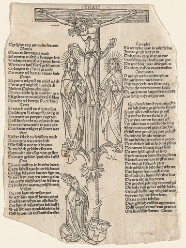 Christ on the Cross with Pope Pius II