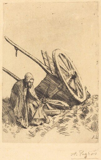 Broken Cart (La charette brisee)