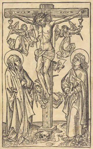 Christ on the Cross with Angels