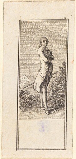 Young Man Bareheaded, with Sword
