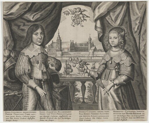 Enno Ludovick, Count of East Friesland and His Wife, Catherina Henriette