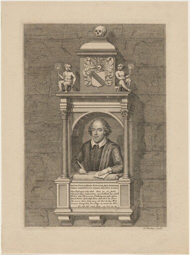 Shakespeare Monument in Church at Stratford-on-Avon
