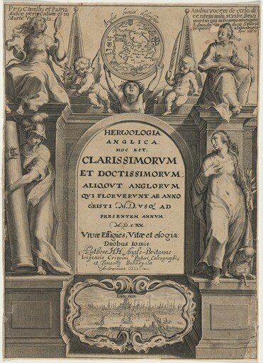 Title page to Holland's "Herwologia"