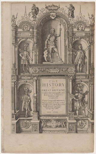 Title Page to "The History of Great Britaine" by John Speed