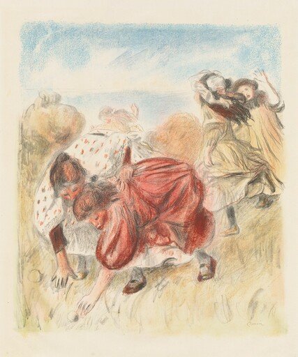 Children Playing Ball (Enfants jouant a la balle)