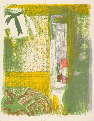 Interior with Hanging Lamp (Interieur à la suspension)