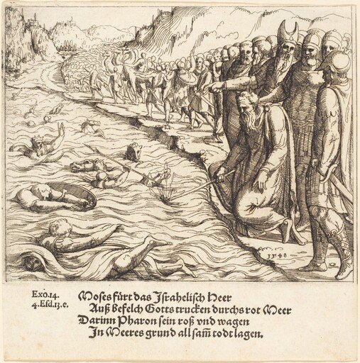 Moses Closing the Red Sea