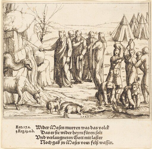 Moses Striking the Rock