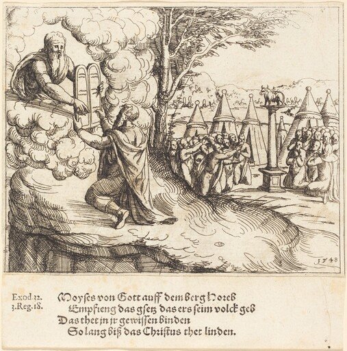 Moses Receiving the Tablets