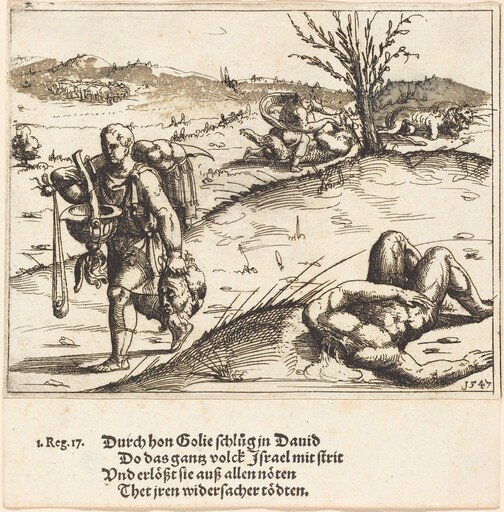 David Beheads Goliath