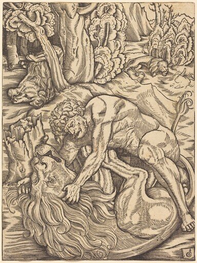 Hercules and the Nemean Lion