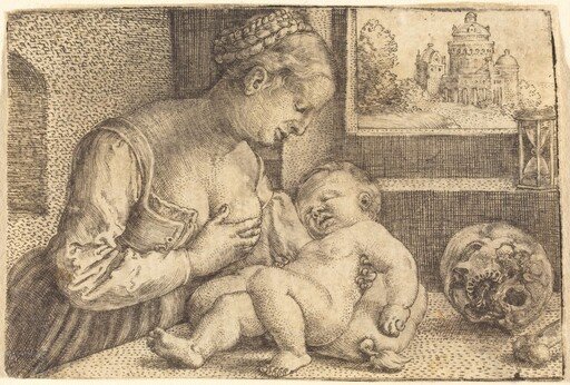 Madonna with Skull