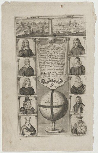 Title Page to The New World of Words or A General English Dictionary