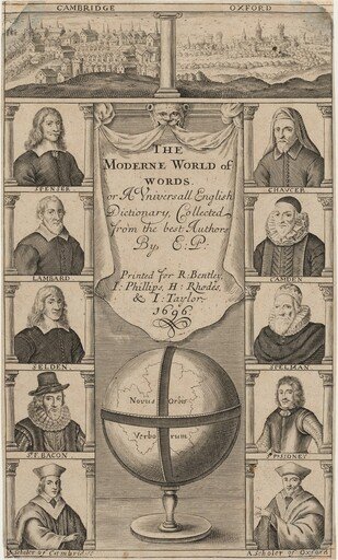 Title Page to the Moderne World of Words, or A Universal English Dictionary