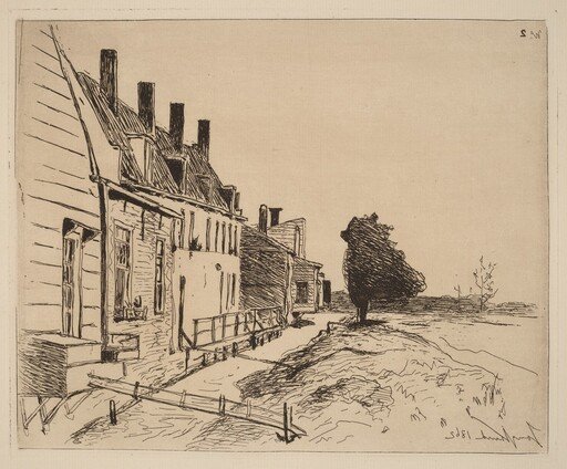 The Houses on the Canal Bank (Les Maisons au bord du canal)