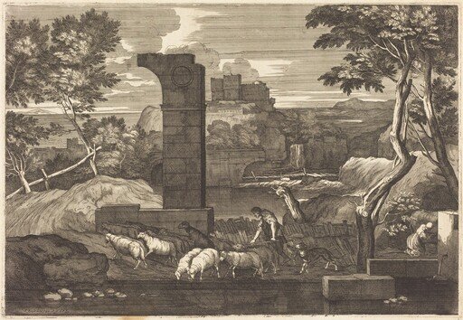 Landscape with Peasant and his Herd