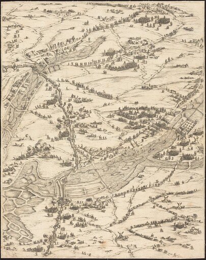 The Siege of La Rochelle [plate 7 of 16;  set comprises 1952.8.97-112]